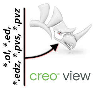 CreoView3D to Rhino (NEU)
